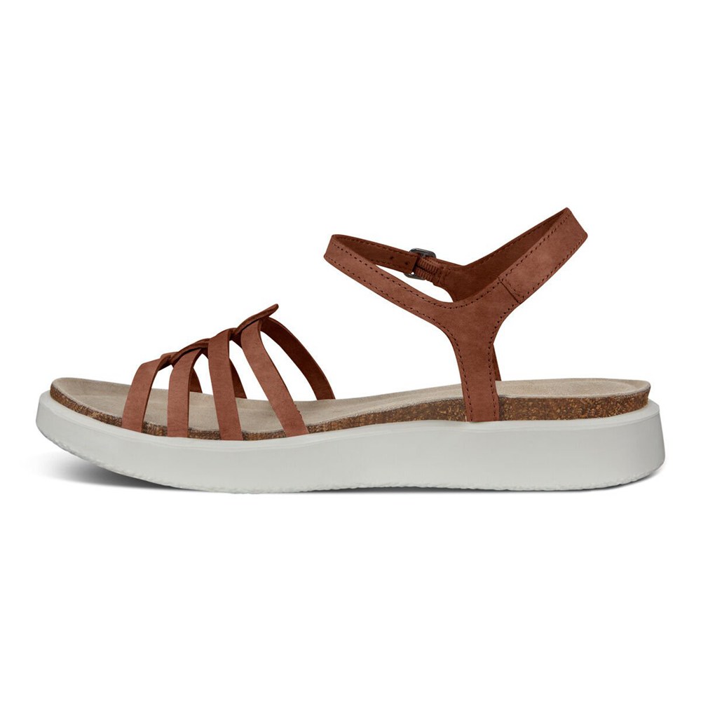 ECCO Womens Sandals Brown - Corksphere Strappy - KES-762435